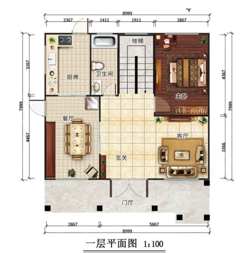 191平米二層半歐式輕鋼別墅