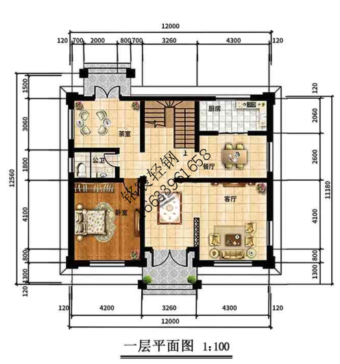 三層391平米歐式輕鋼別墅