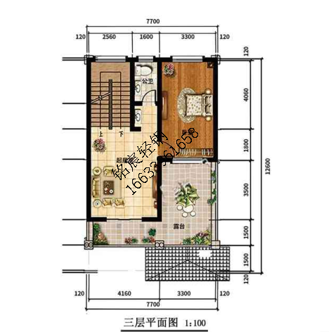 三層273平米歐式輕鋼別墅