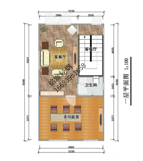 三層140平米歐式輕鋼別墅