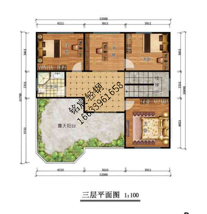 三層381平米歐式輕鋼別墅