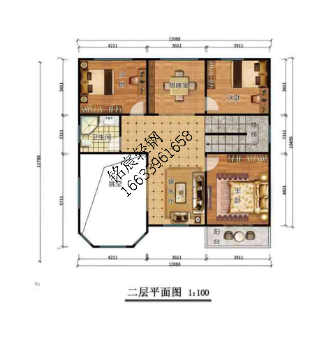 三層381平米歐式輕鋼別墅