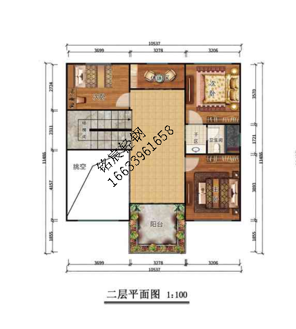 三層301平米歐式輕鋼別墅