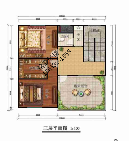 三層296平米歐式輕鋼別墅