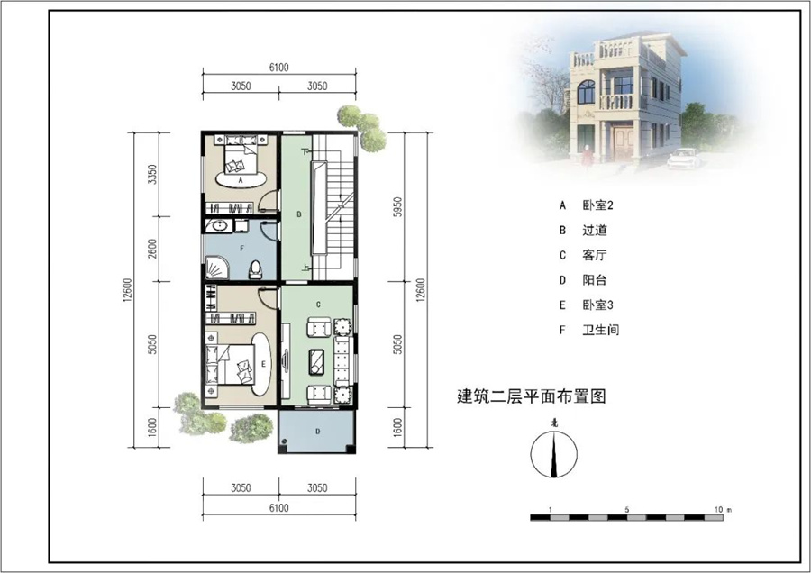 三層230平簡歐式輕鋼別墅房屋