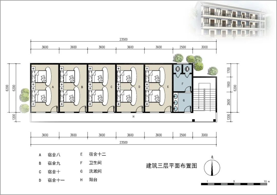 三層437平簡(jiǎn)歐式輕鋼別墅房屋辦公樓宿舍